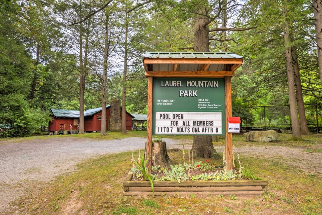 Pet-Friendly Pennsylvania Vacation Rental With Pool! Laughlintown Dış mekan fotoğraf
